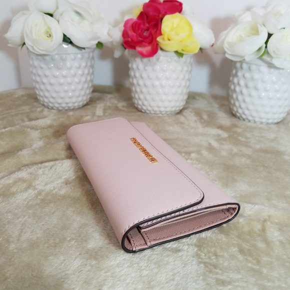 NWT Michael Kors Jet Set Travel Trifold Wallet - Picture 4 of 6